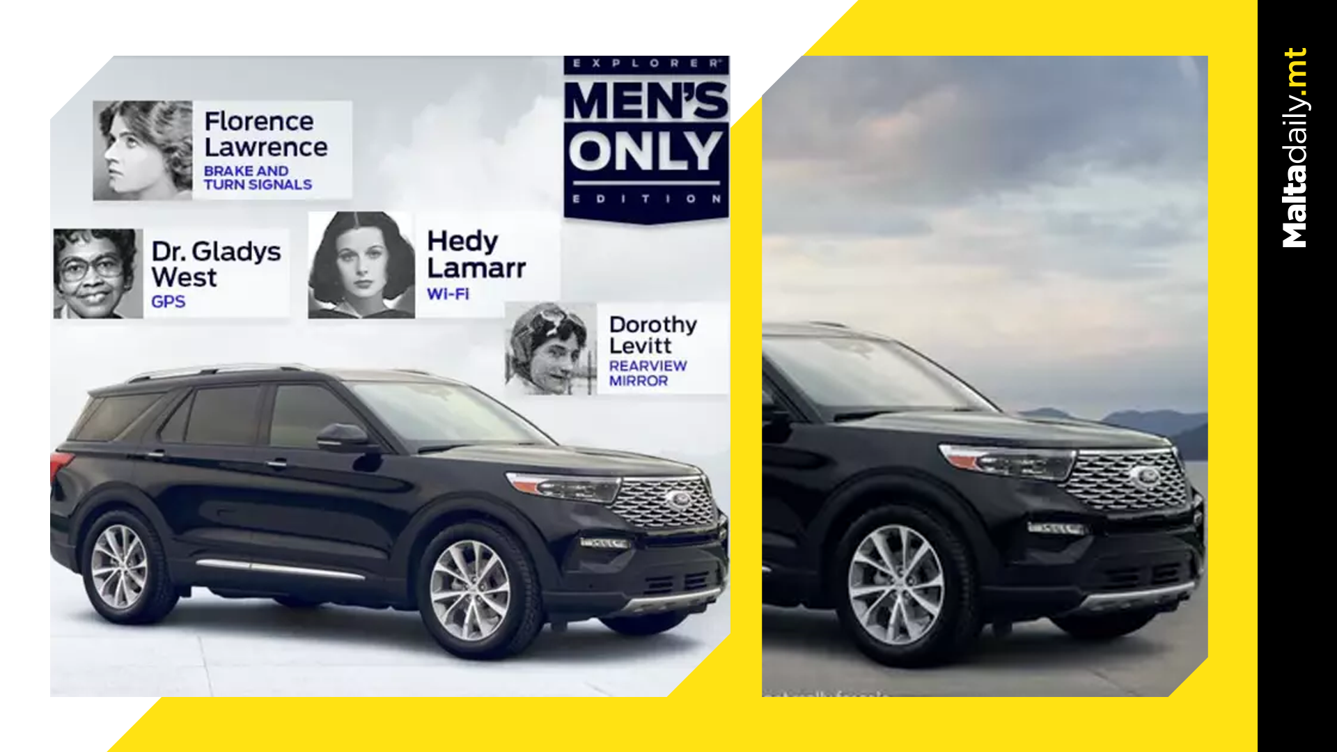 Ford advertise ‘men’s only car’ missing all parts created b…