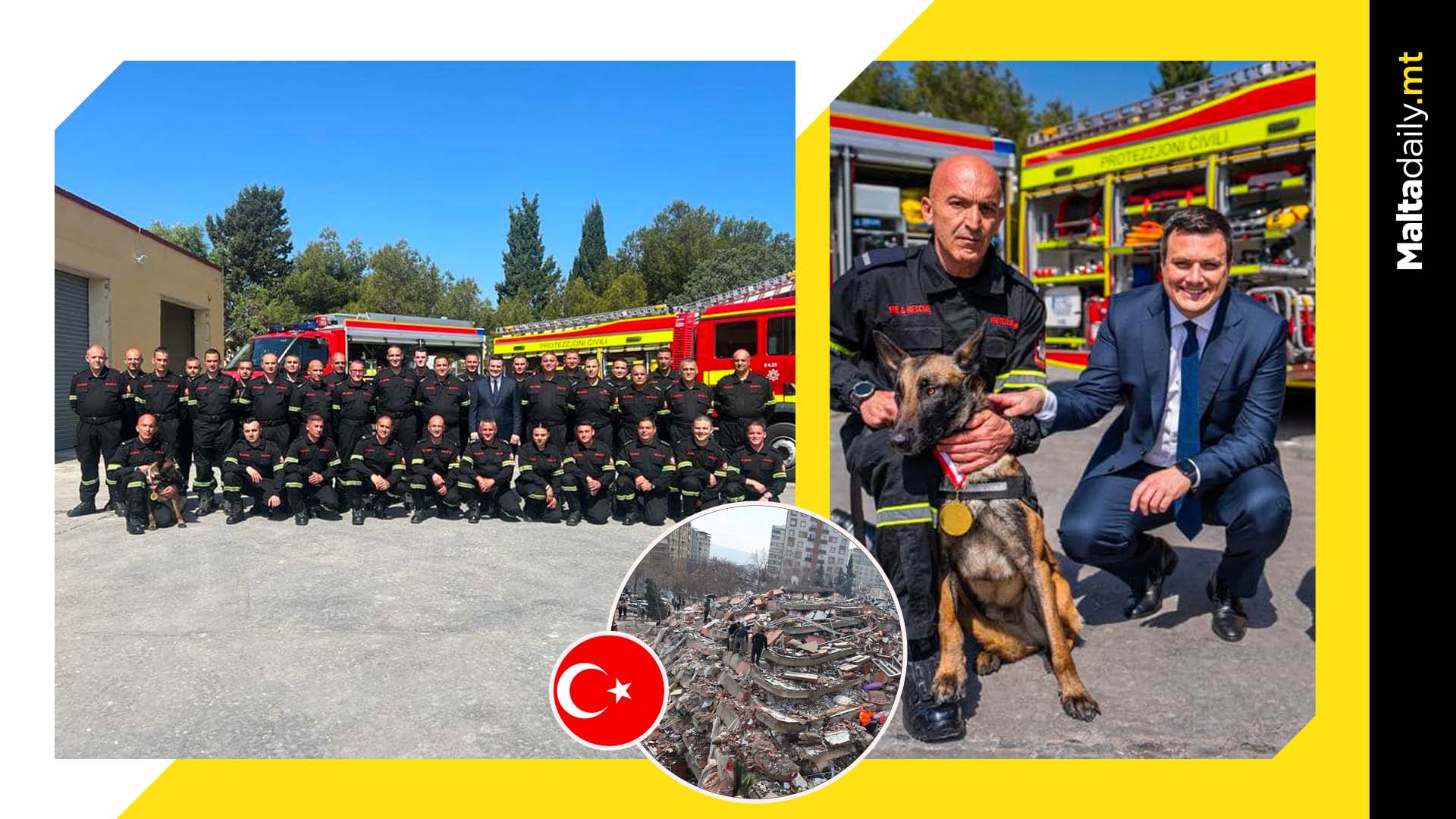Protection Turka Tribute to 38 Civil Protection heroes after Turkey earthqua…