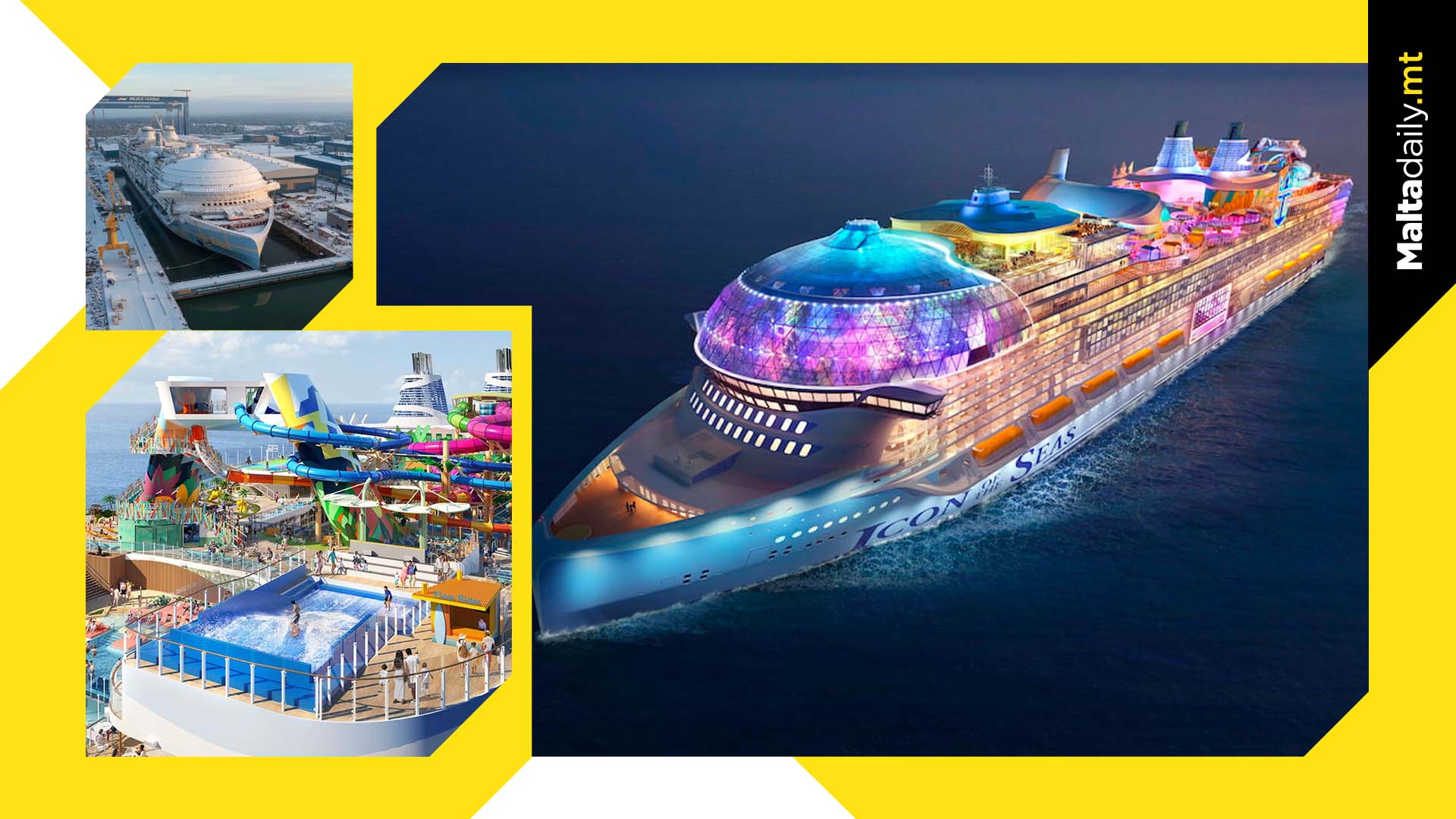 World’s Largest Cruise Ship Ready To Set Sail For 1st Time